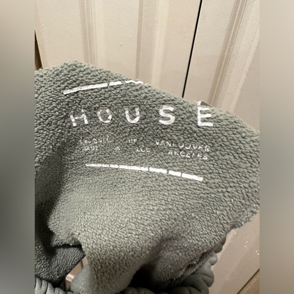 HOUSE Sweat Shorts Sage Terry Made in USA , size Small - Picture 2 of 9